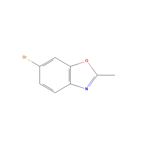 6-bromo-2-methyl-1,3-benzoxazole (CAS: 151230-42-1) - Chemical Structure and Molecular Formula 