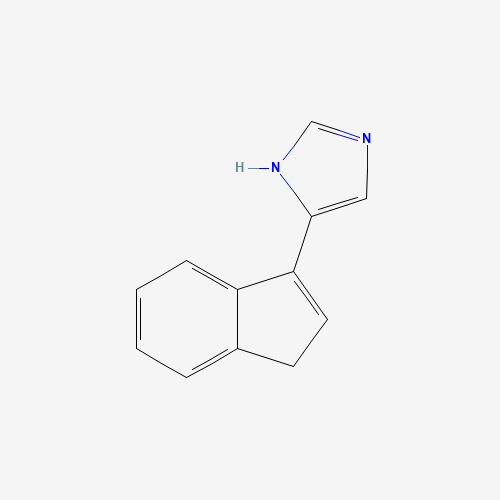 5-(3H-inden-1-yl)-1H-imidazole (CAS: 189353-78-4) - Chemical Structure and Molecular Formula 