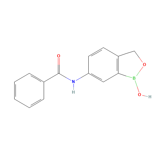 N-(1-hydroxy-3H-2,1-benzoxaborol-6-yl)benzamide (CAS: 943311-29-3) - Chemical Structure and Molecular Formula 