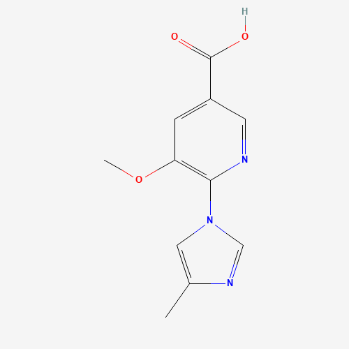 5-methoxy-6-(4-methylimidazol-1-yl)pyridine-3-carboxylic acid (CAS: 1294003-34-1) - Related Chemical Product