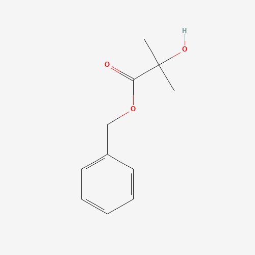benzyl 2-hydroxy-2-methylpropanoate (CAS: 19444-23-6) - Chemical Structure and Molecular Formula 