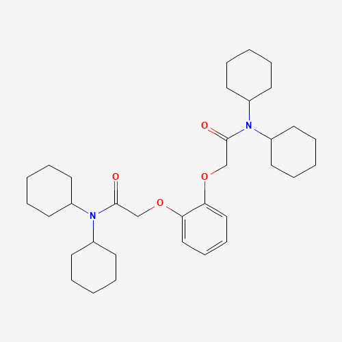 N,N-dicyclohexyl-2-[2-[2-(dicyclohexylamino)-2-oxoethoxy]phenoxy]acetamide (CAS: 81686-22-8) - Related Chemical Product