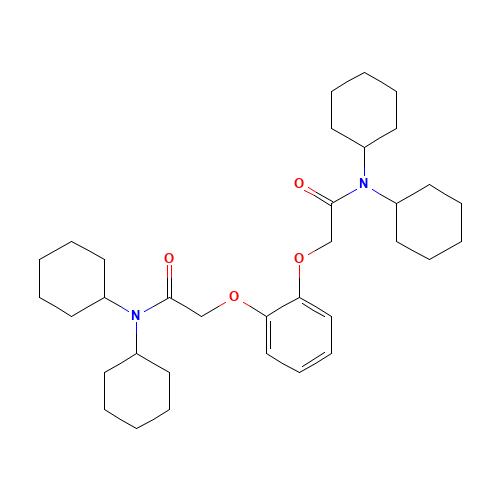 N,N-dicyclohexyl-2-[2-[2-(dicyclohexylamino)-2-oxoethoxy]phenoxy]acetamide (CAS: 81686-22-8) - Related Chemical Product