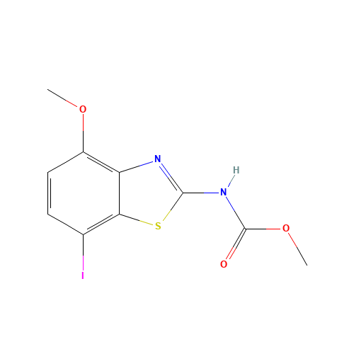 methyl N-(7-iodo-4-methoxy-1,3-benzothiazol-2-yl)carbamate (CAS: 383867-04-7) - Related Chemical Product