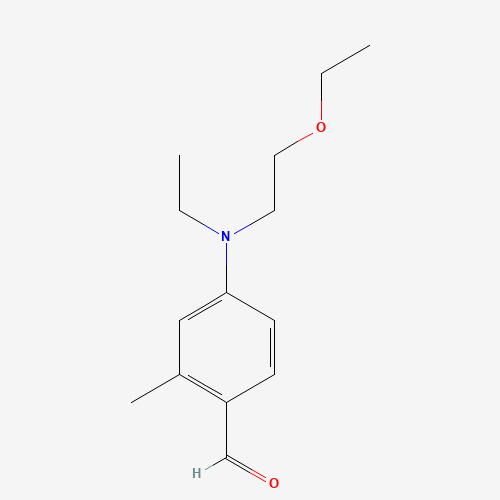 4-[2-ethoxyethyl(ethyl)amino]-2-methylbenzaldehyde (CAS: 128237-47-8) - Related Chemical Product