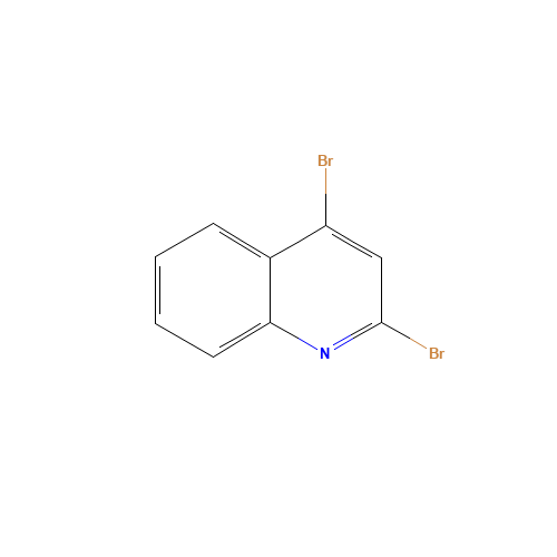 2,4-dibromoquinoline (CAS: 20151-40-0) - Chemical Structure and Molecular Formula 