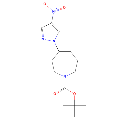 tert-butyl 4-(4-nitropyrazol-1-yl)azepane-1-carboxylate (CAS: 1383706-12-4) - Related Chemical Product