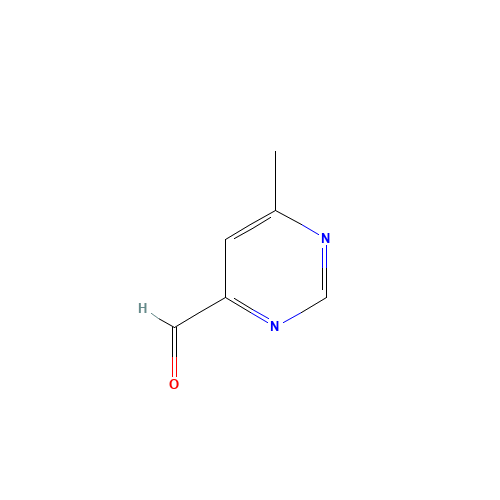 6-methylpyrimidine-4-carbaldehyde (CAS: 1073-53-6) - Chemical Structure and Molecular Formula 