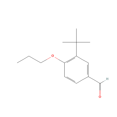 3-tert-butyl-4-propoxybenzaldehyde (CAS: 170100-75-1) - Related Chemical Product