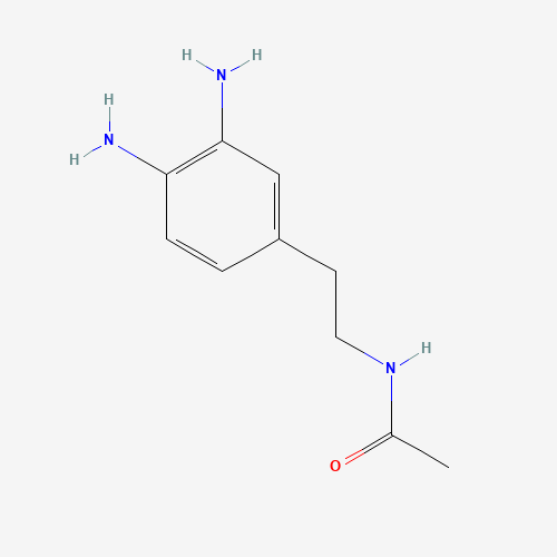N-[2-(3,4-diaminophenyl)ethyl]acetamide (CAS: 87128-18-5) - Chemical Structure and Molecular Formula 