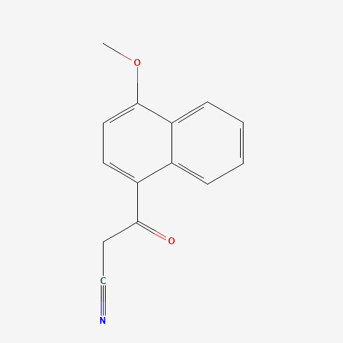 3-(4-methoxynaphthalen-1-yl)-3-oxopropanenitrile (CAS: 374926-08-6) - Related Chemical Product