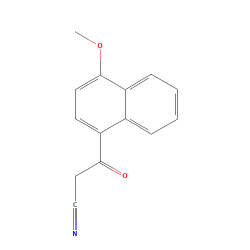 3-(4-methoxynaphthalen-1-yl)-3-oxopropanenitrile (CAS: 374926-08-6) - Related Chemical Product