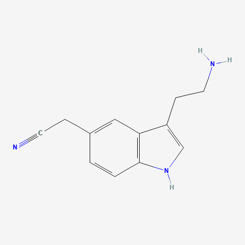 2-[3-(2-aminoethyl)-1H-indol-5-yl]acetonitrile (CAS: 148458-97-3) - Related Chemical Product