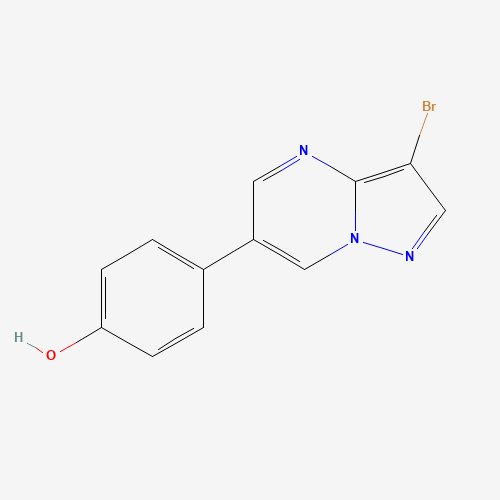 4-(3-bromopyrazolo[1,5-a]pyrimidin-6-yl)phenol (CAS: 945376-95-4) - Related Chemical Product