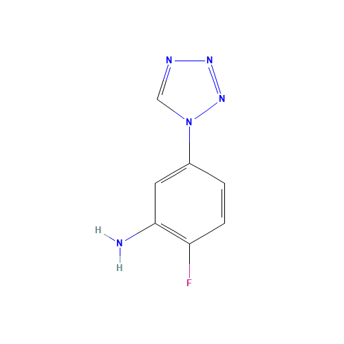 2-fluoro-5-(tetrazol-1-yl)aniline (CAS: 924871-22-7) - Related Chemical Product