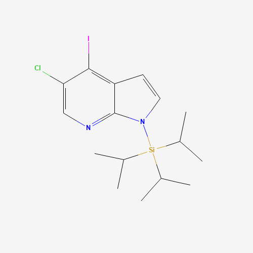 (5-chloro-4-iodopyrrolo[2,3-b]pyridin-1-yl)-tri(propan-2-yl)silane (CAS: 1040682-76-5) - Related Chemical Product