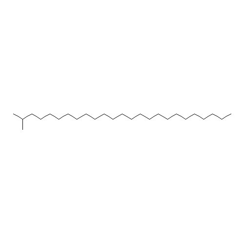 2-methylpentacosane (CAS: 629-87-8) - Chemical Structure and Molecular Formula 