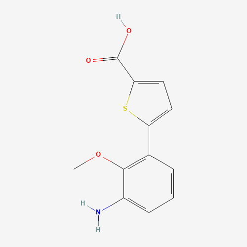 5-(3-amino-2-methoxyphenyl)thiophene-2-carboxylic acid (CAS: 1262383-47-0) - Related Chemical Product