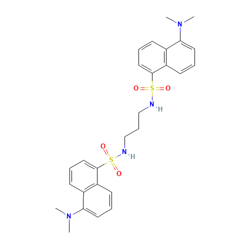 5-(dimethylamino)-N-[3-[[5-(dimethylamino)naphthalen-1-yl]sulfonylamino]propyl]naphthalene-1-sulfonamide (CAS: 64144-62-3) - Related Chemical Product