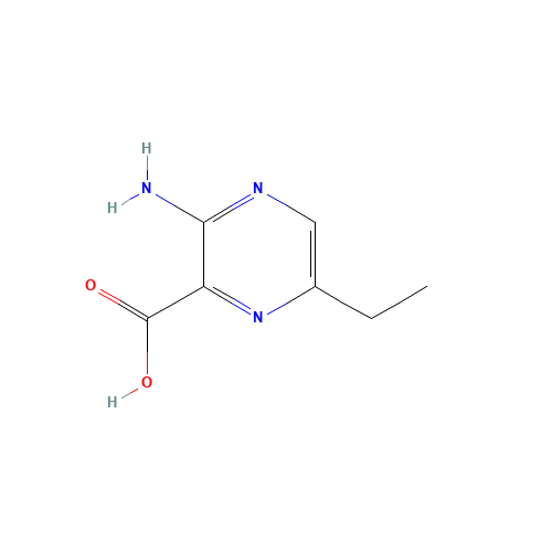 3-amino-6-ethylpyrazine-2-carboxylic acid (CAS: 1129-12-0) - Related Chemical Product