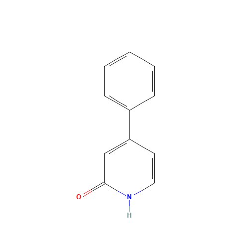 4-phenyl-1H-pyridin-2-one (CAS: 19006-81-6) - Chemical Structure and Molecular Formula 