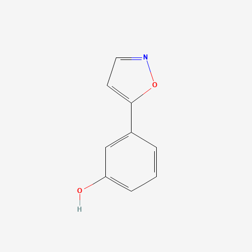 3-(1,2-oxazol-5-yl)phenol (CAS: 391927-01-8) - Chemical Structure and Molecular Formula 
