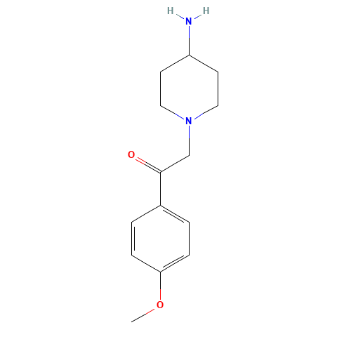2-(4-aminopiperidin-1-yl)-1-(4-methoxyphenyl)ethanone (CAS: 1338663-50-5) - Related Chemical Product