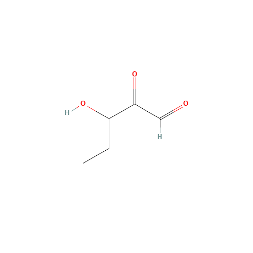 3-hydroxy-2-oxopentanal (CAS: 1190087-69-4) - Chemical Structure and Molecular Formula 