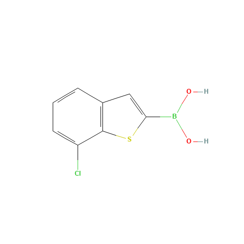 (7-chloro-1-benzothiophen-2-yl)boronic acid (CAS: 936902-06-6) - Related Chemical Product