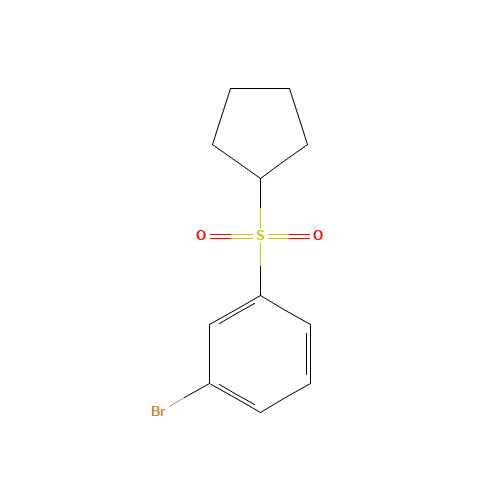 1-bromo-3-cyclopentylsulfonylbenzene (CAS: 1335140-27-6) - Related Chemical Product