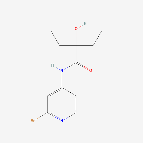 N-(2-bromopyridin-4-yl)-2-ethyl-2-hydroxybutanamide (CAS: 1433904-69-8) - Related Chemical Product