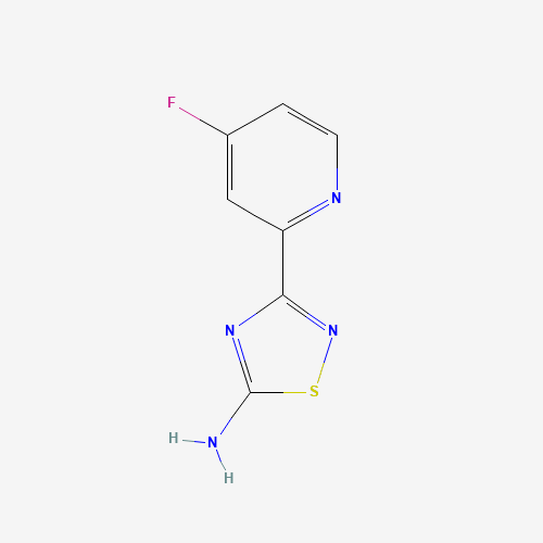 3-(4-fluoropyridin-2-yl)-1,2,4-thiadiazol-5-amine (CAS: 1179361-26-2) - Related Chemical Product