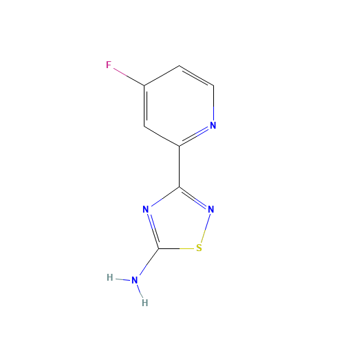 3-(4-fluoropyridin-2-yl)-1,2,4-thiadiazol-5-amine (CAS: 1179361-26-2) - Related Chemical Product