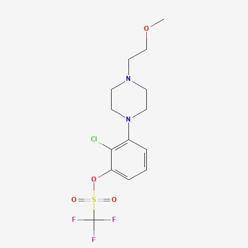 [2-chloro-3-[4-(2-methoxyethyl)piperazin-1-yl]phenyl] trifluoromethanesulfonate (CAS: 871356-24-0) - Related Chemical Product