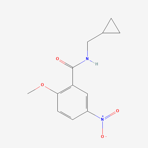 N-(cyclopropylmethyl)-2-methoxy-5-nitrobenzamide (CAS: 288151-88-2) - Related Chemical Product