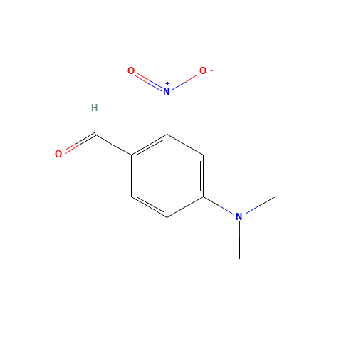 4-(dimethylamino)-2-nitrobenzaldehyde (CAS: 56670-20-3) - Chemical Structure and Molecular Formula 