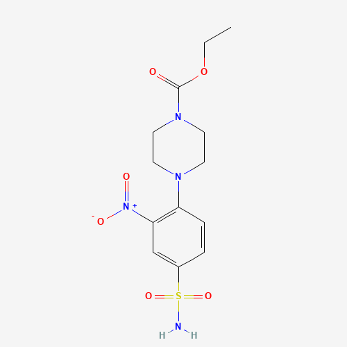 ethyl 4-(2-nitro-4-sulfamoylphenyl)piperazine-1-carboxylate (CAS: 1257048-14-8) - Related Chemical Product