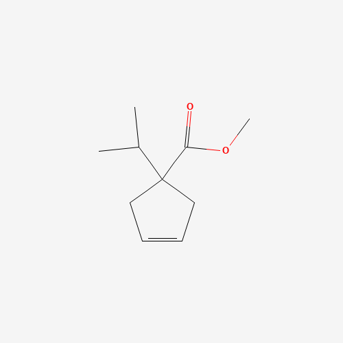 methyl 1-propan-2-ylcyclopent-3-ene-1-carboxylate (CAS: 690261-58-6) - Chemical Structure and Molecular Formula 