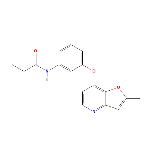 N-[3-(2-methylfuro[3,2-b]pyridin-7-yl)oxyphenyl]propanamide (CAS: 1360910-89-9) - Related Chemical Product