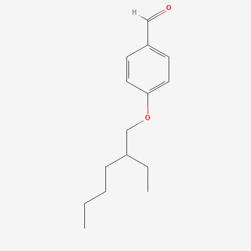 4-(2-ethylhexoxy)benzaldehyde (CAS: 119630-71-6) - Chemical Structure and Molecular Formula 