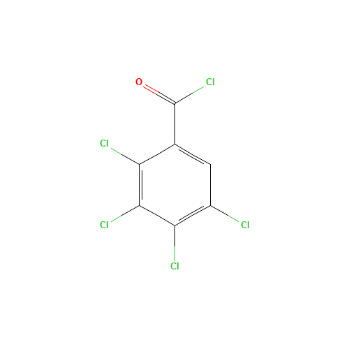 2,3,4,5-tetrachlorobenzoyl chloride (CAS: 42221-52-3) - Chemical Structure and Molecular Formula 