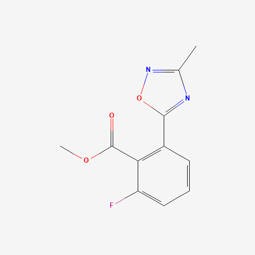 methyl 2-fluoro-6-(3-methyl-1,2,4-oxadiazol-5-yl)benzoate (CAS: 1293285-23-0) - Related Chemical Product