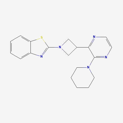 2-[3-(3-piperidin-1-ylpyrazin-2-yl)azetidin-1-yl]-1,3-benzothiazole (CAS: 1349869-29-9) - Related Chemical Product