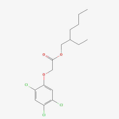 2-ethylhexyl 2-(2,4,5-trichlorophenoxy)acetate (CAS: 1928-47-8) - Chemical Structure and Molecular Formula 
