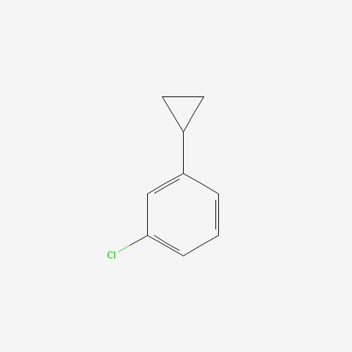1-chloro-3-cyclopropylbenzene (CAS: 19714-74-0) - Chemical Structure and Molecular Formula 