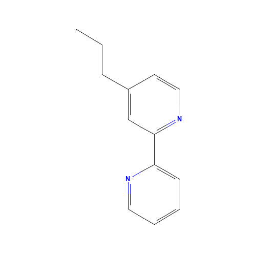 4-propyl-2-pyridin-2-ylpyridine (CAS: 871798-96-8) - Chemical Structure and Molecular Formula 