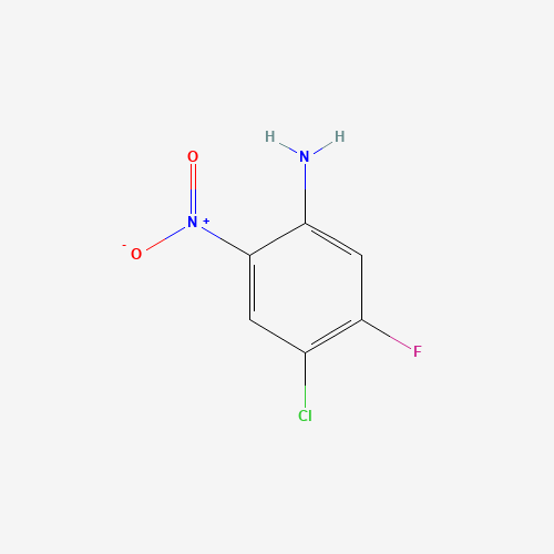 4-chloro-5-fluoro-2-nitroaniline (CAS: 428871-64-1) - Chemical Structure and Molecular Formula 