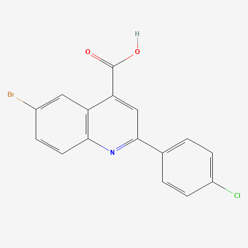 6-bromo-2-(4-chlorophenyl)quinoline-4-carboxylic acid (CAS: 351327-32-7) - Related Chemical Product