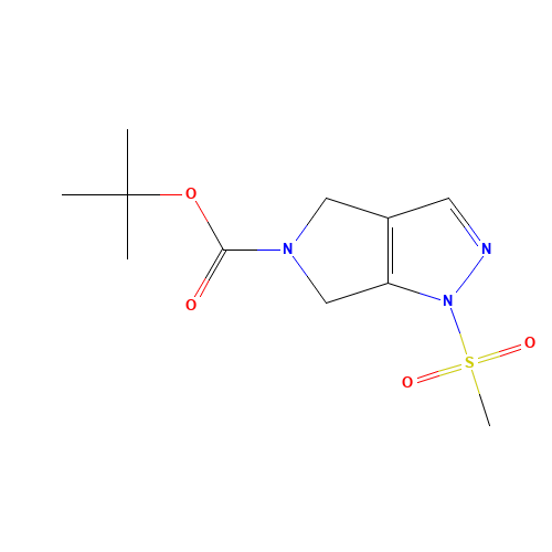 tert-butyl 1-methylsulfonyl-4,6-dihydropyrrolo[3,4-c]pyrazole-5-carboxylate (CAS: 1226781-81-2) - Related Chemical Product