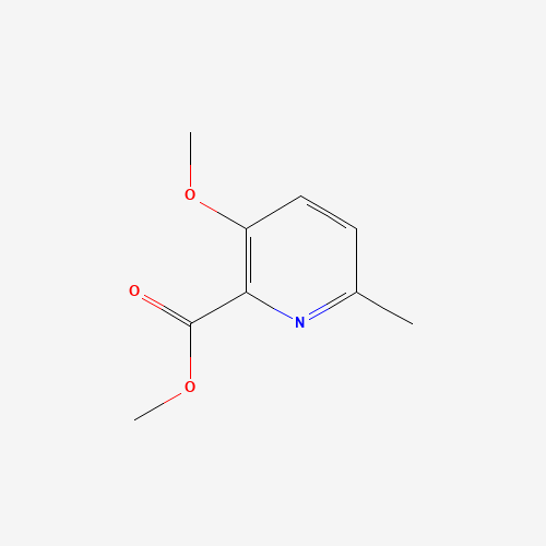 methyl 3-methoxy-6-methylpyridine-2-carboxylate (CAS: 65515-24-4) - Chemical Structure and Molecular Formula 